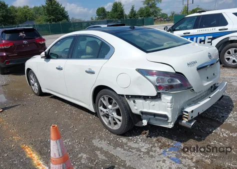 2014 Nissan Maxima 3.5 Sv from USA, damaged, VIN 1N4AA5APXEC910681